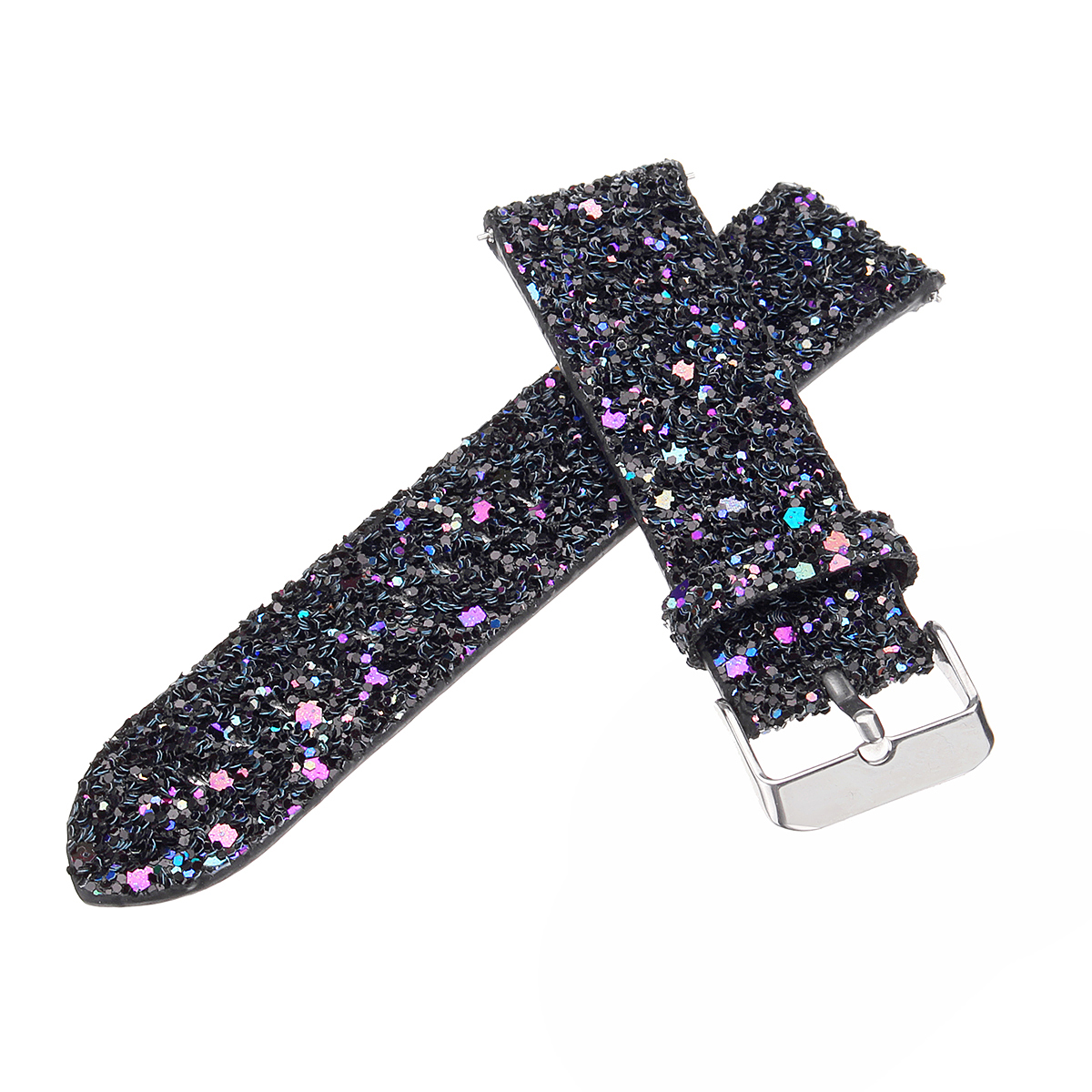 Replacement-Bling-Glitter-Leather-Wrist-Strap-Watch-Band-For-Fitbit-Versa-1314712-7