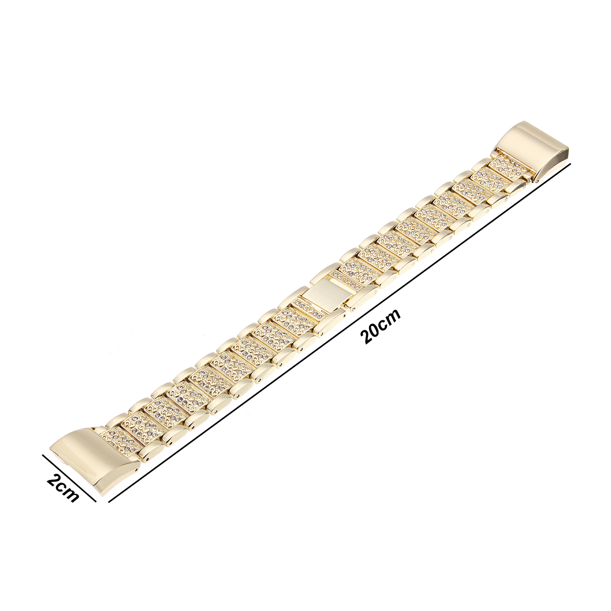 Replacement-Diamond-Stainless-Steel-Replace-Watch-Strap-Band-For-Fitbit-Charge-2-1263407-5