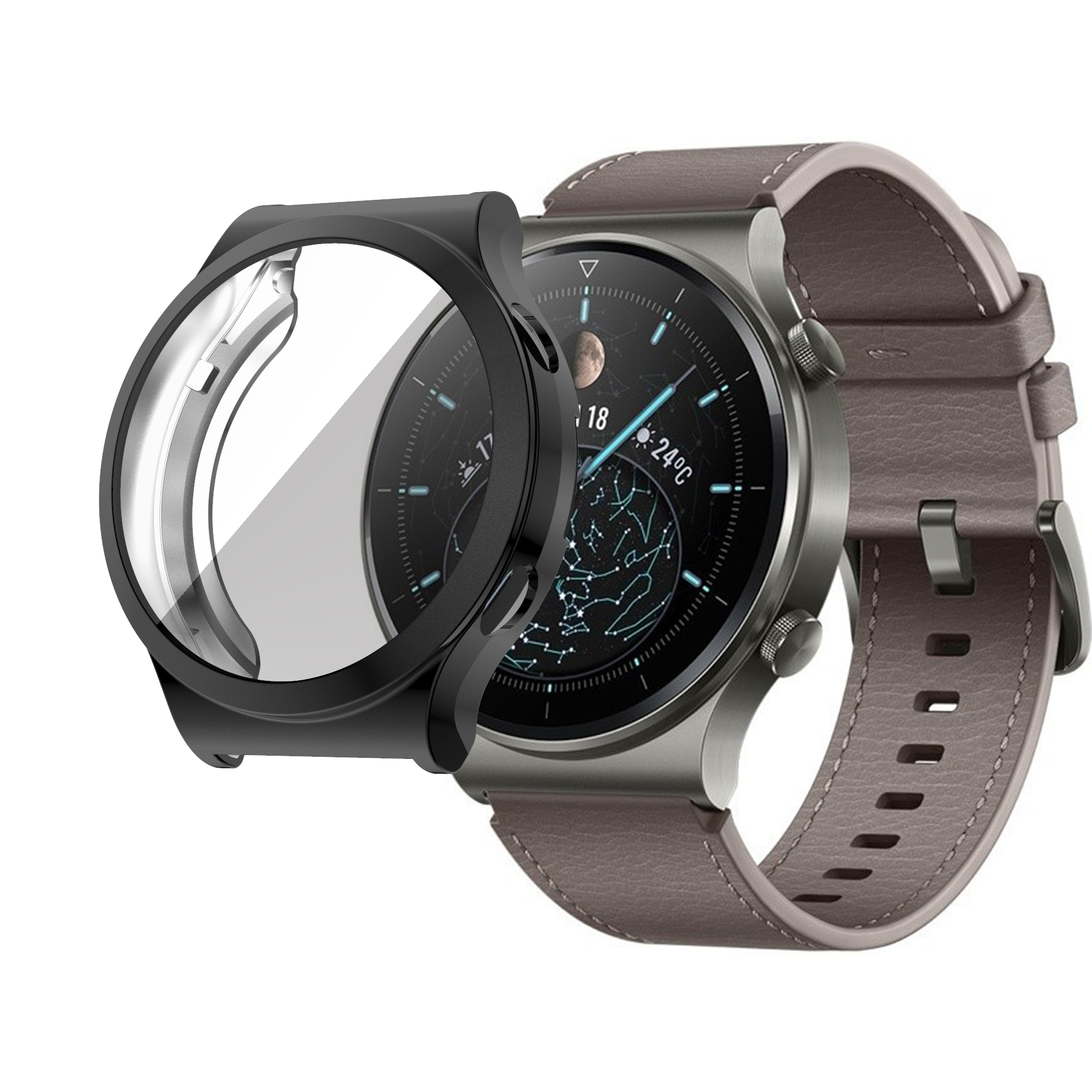 SIKAI-Plating-Anti-Scratch-Shockproof-Transparent-Soft-TPU-Watch-Case-Cover-for-Huawei-Watch-GT2-Pro-1772327-8