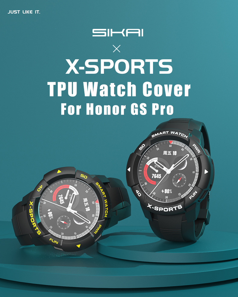 SIKAI-Sport-Luminous-Anti-Scratch-Shockproof-Soft-TPU-Watch-Case-Cover-for-Huawei-Honor-GS-Pro-1772305-1