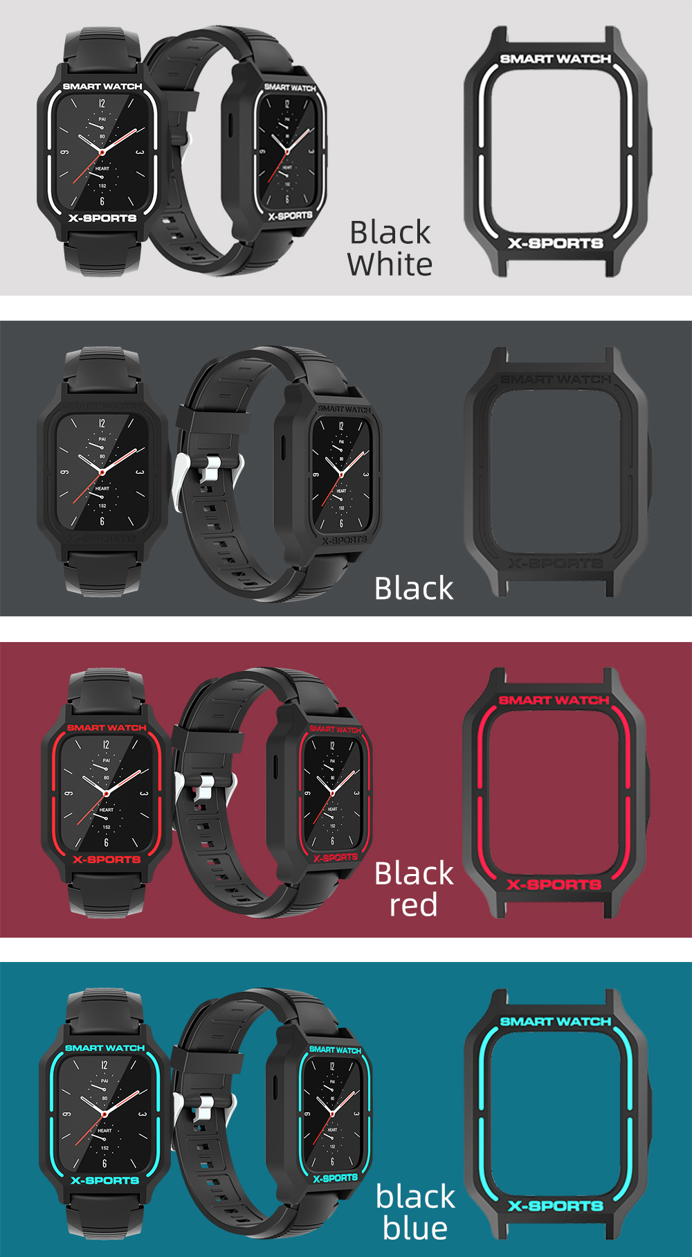 SIKAI-TPU-Anti-fall-Watch-Case-Cover-Watch-Shell-Protector-For-Amazfit-GTS-2-1785353-3