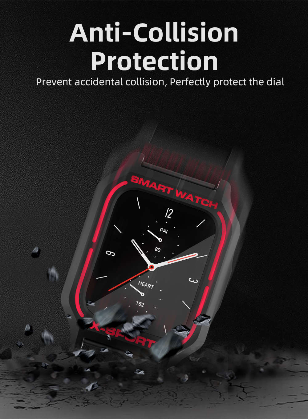 SIKAI-TPU-Anti-fall-Watch-Case-Cover-Watch-Shell-Protector-For-Amazfit-GTS-2-1785353-6
