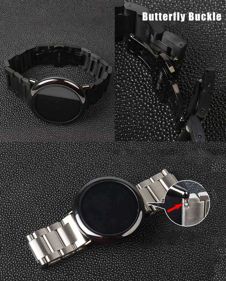 Sikai-Universal-22mm-Width-Ceramic--Stainless-Steel--Fine-Mesh-Watch-Band-Strap-Replacement-for-Huaw-1773639-12