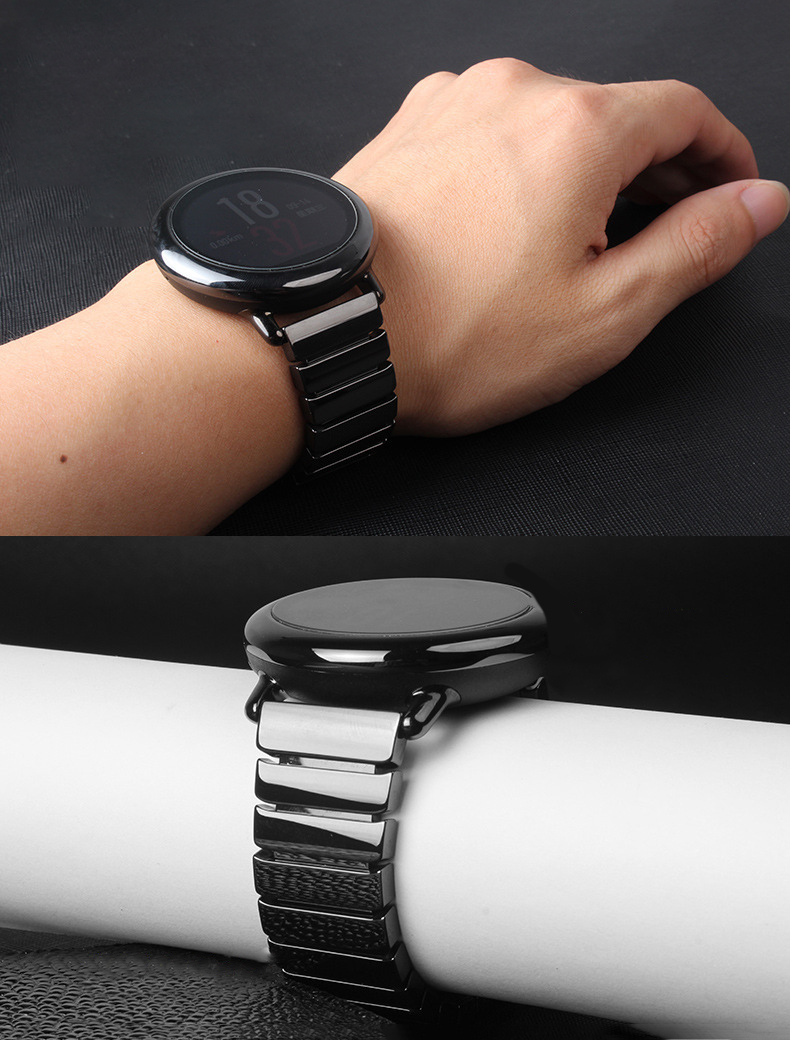 Sikai-Universal-22mm-Width-Ceramic--Stainless-Steel--Fine-Mesh-Watch-Band-Strap-Replacement-for-Huaw-1773639-9