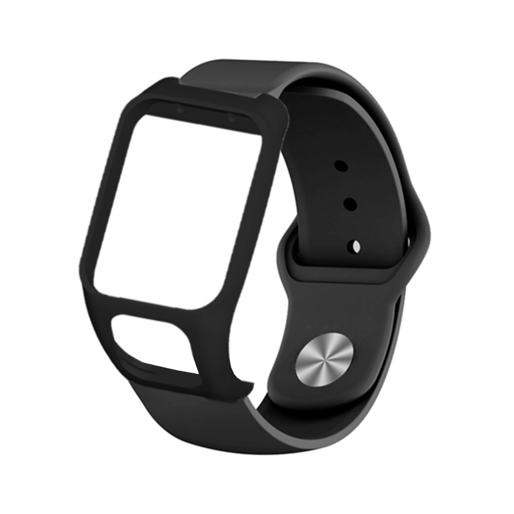 Silicone-Watch-Strap-Watch-Band-Screen-Protector-for-TOMTOM-Runner32-TOMTOM-Adventurer-1732725-2