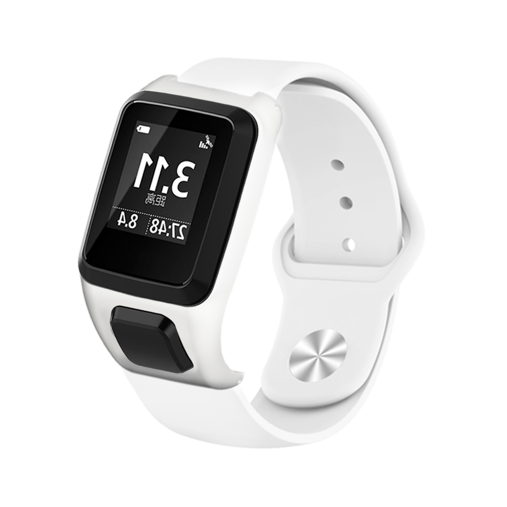 Silicone-Watch-Strap-Watch-Band-Screen-Protector-for-TOMTOM-Runner32-TOMTOM-Adventurer-1732725-15