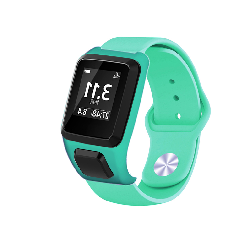 Silicone-Watch-Strap-Watch-Band-Screen-Protector-for-TOMTOM-Runner32-TOMTOM-Adventurer-1732725-19