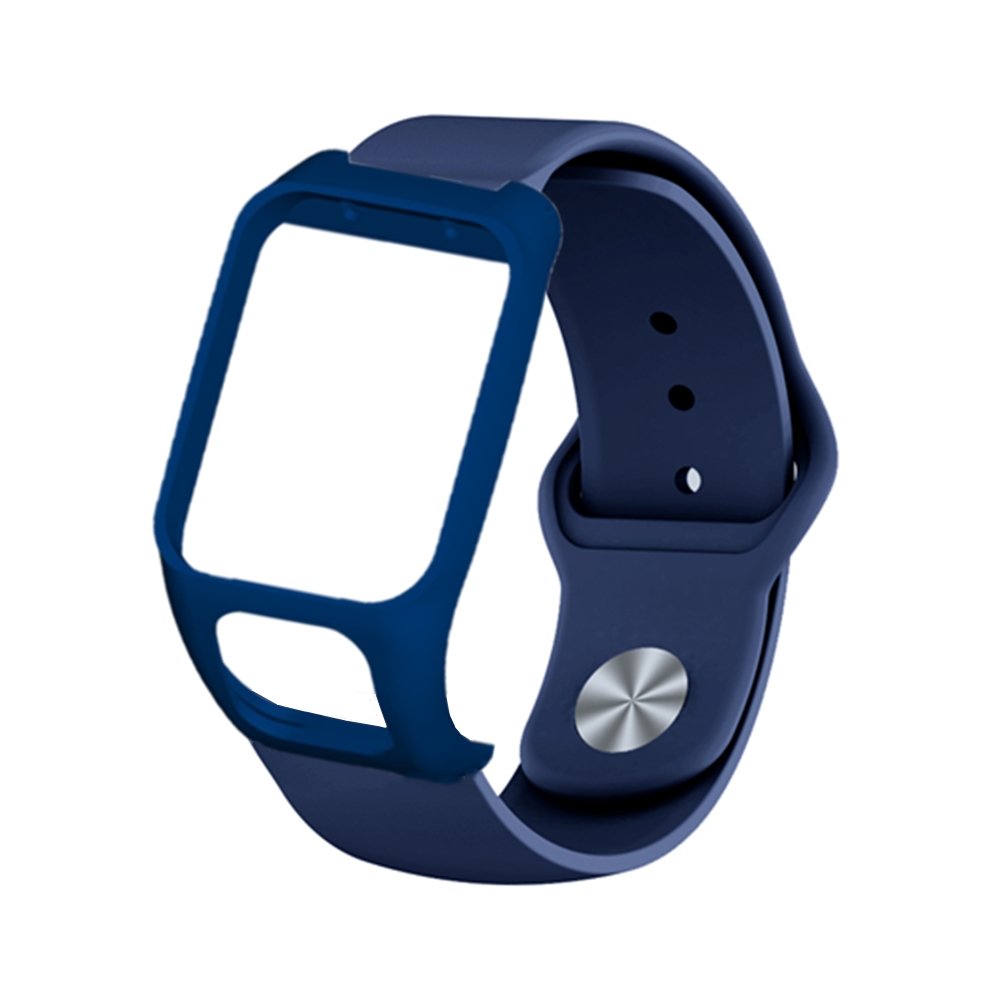 Silicone-Watch-Strap-Watch-Band-Screen-Protector-for-TOMTOM-Runner32-TOMTOM-Adventurer-1732725-3