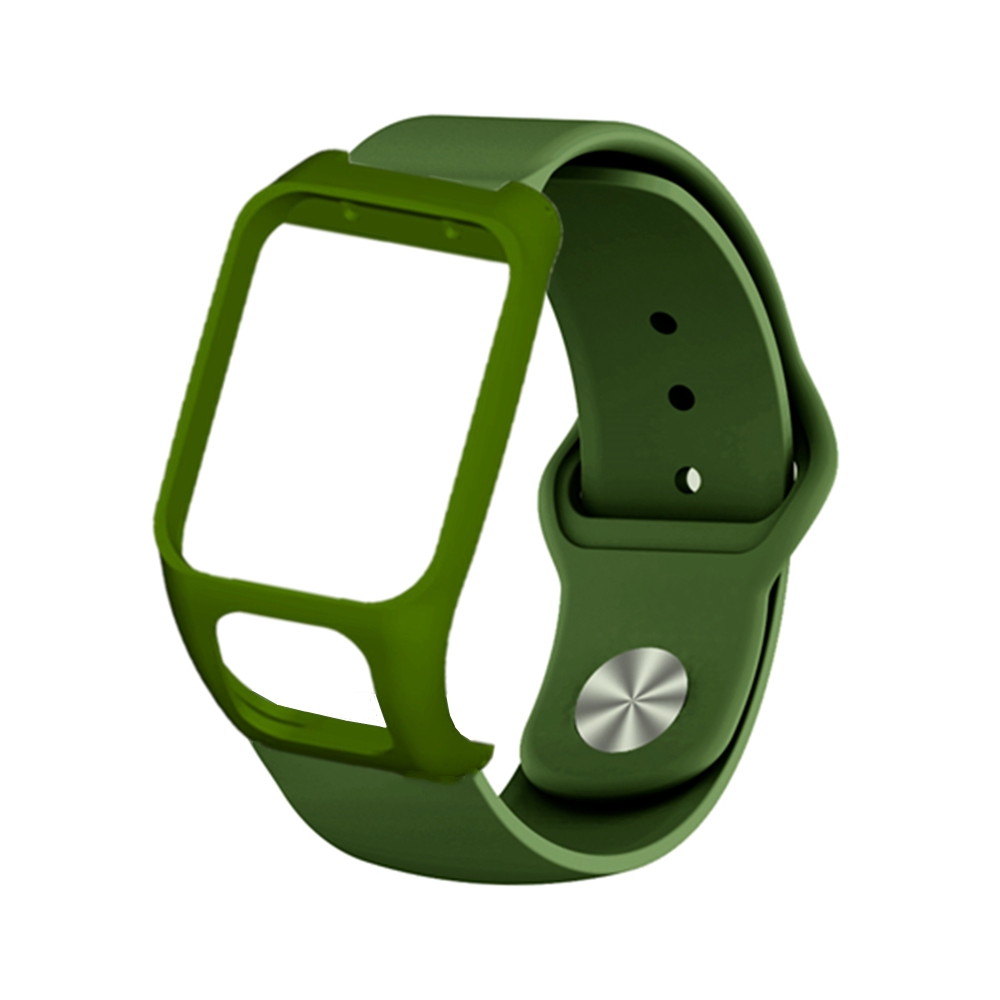 Silicone-Watch-Strap-Watch-Band-Screen-Protector-for-TOMTOM-Runner32-TOMTOM-Adventurer-1732725-7