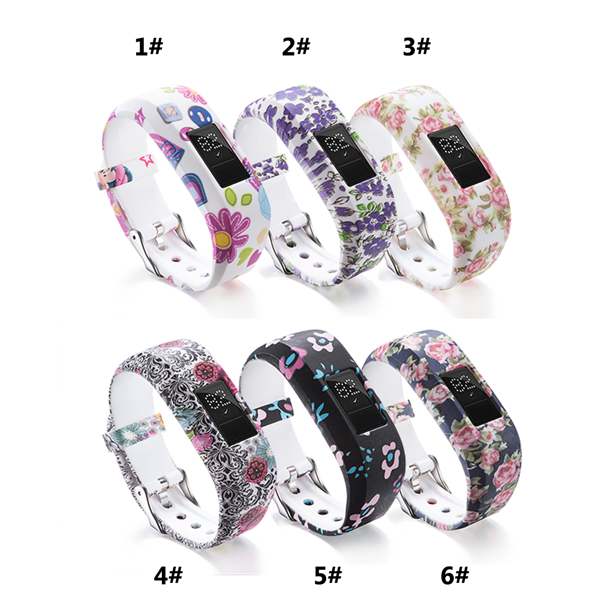Sport-Silicone-Watch-Band-Replacement-Wristband-Strap-For-Garmin-Vivofit-JR-Tracker-1330452-4