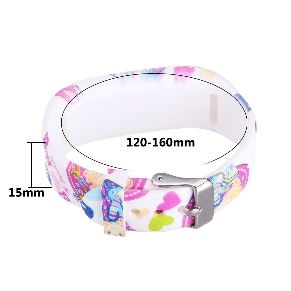 Sport-Silicone-Watch-Band-Replacement-Wristband-Strap-For-Garmin-Vivofit-JR-Tracker-1330452-5