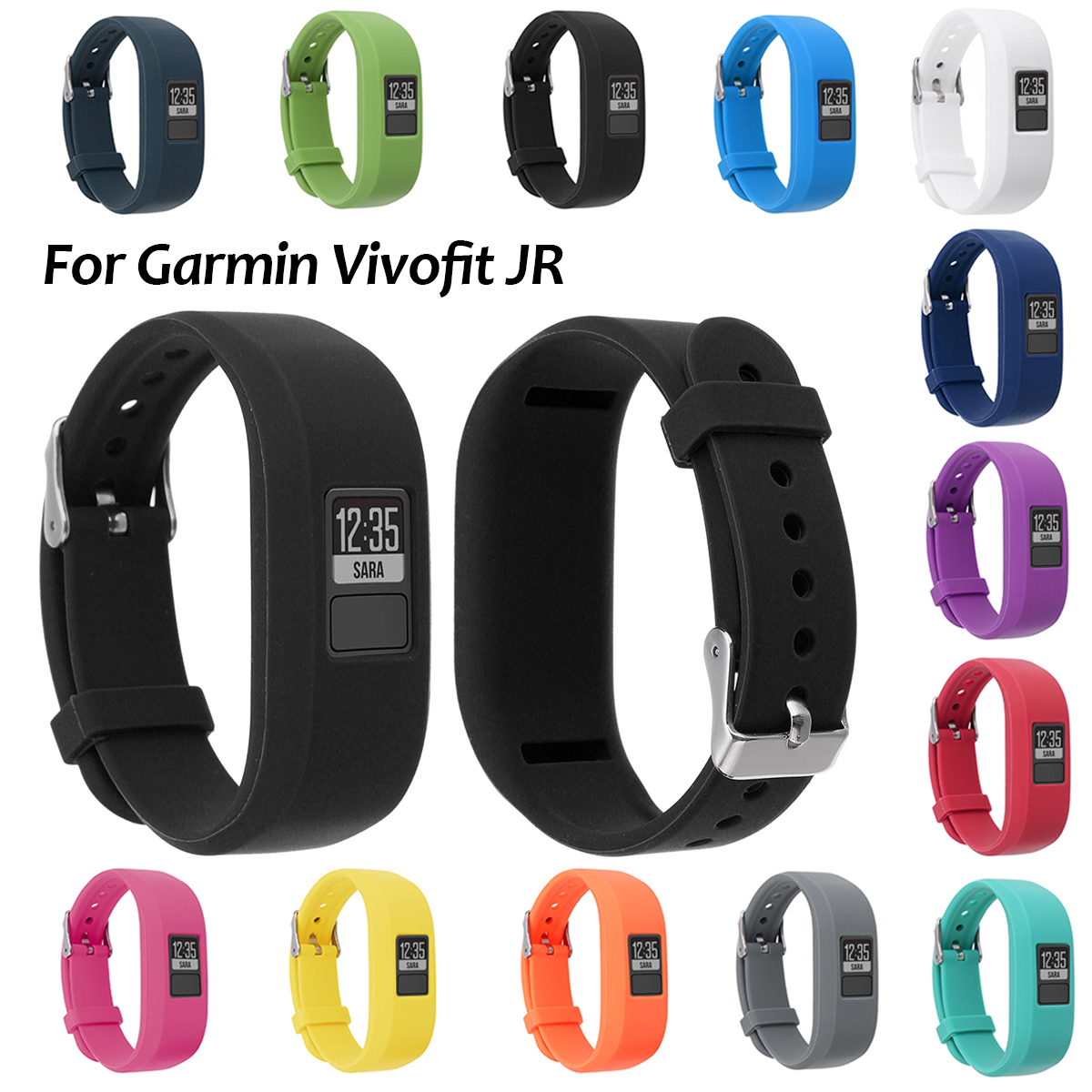 Sports-Silicone-Watch-Band-Replacement-Wrist-Strap-For-Garmin-Vivofit-JR-Tracker-Bracelet-1299503-2