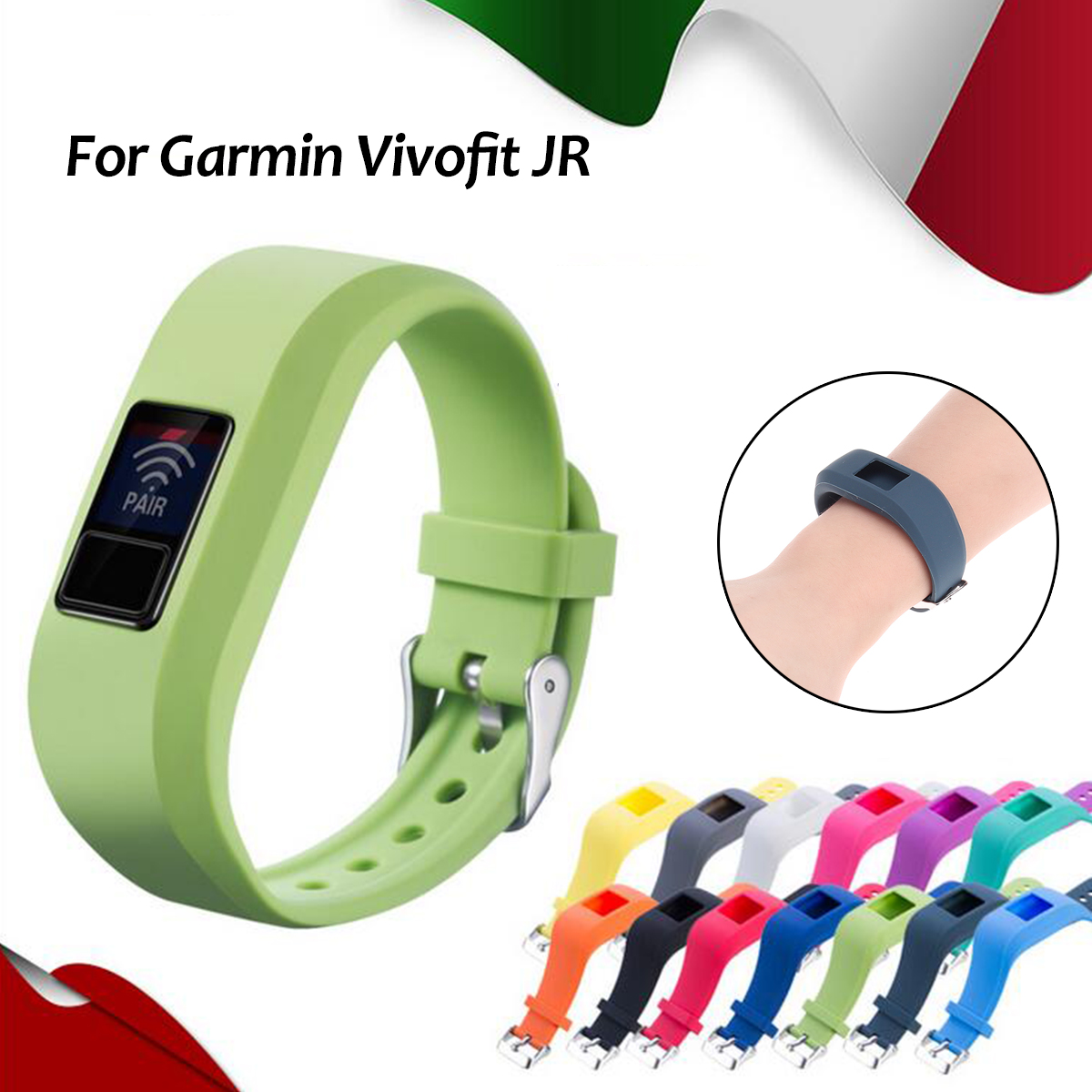 Sports-Silicone-Watch-Band-Replacement-Wrist-Strap-For-Garmin-Vivofit-JR-Tracker-Bracelet-1299503-4