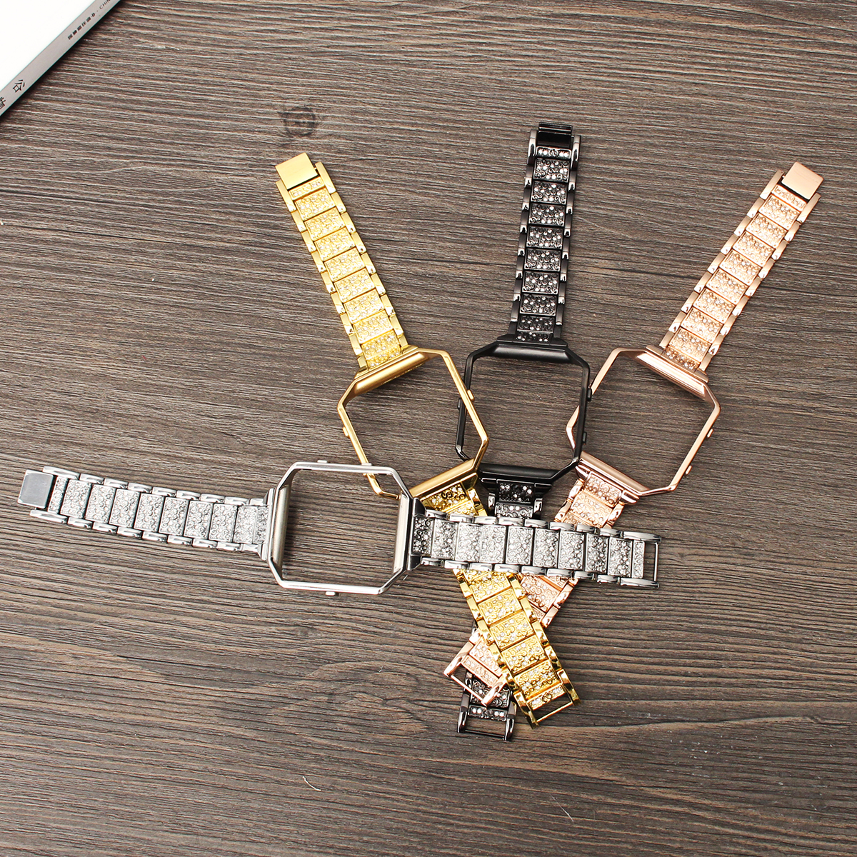 Stainless-Steel-Replace-Watch-Strap-Band--Metal-Frame-For-Fitbit-Blaze-Tracker-1263415-6