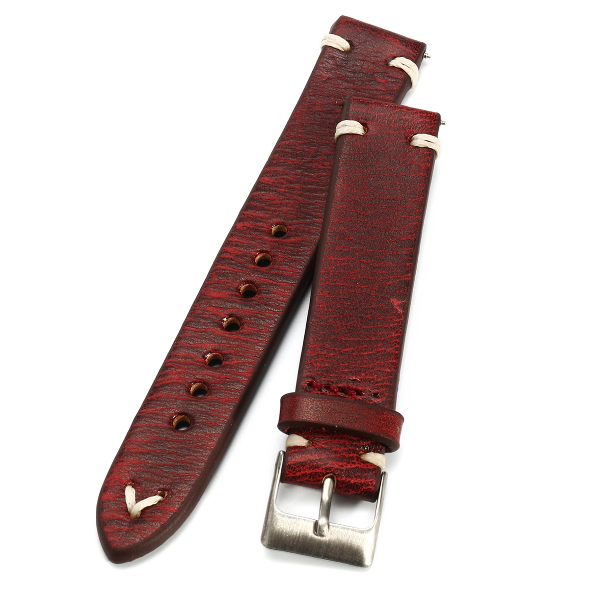 Straps-Vintage-Style-Distressed-Leather-WomeMen-Watch-Band-Strap-with-Stitching-1316951-5