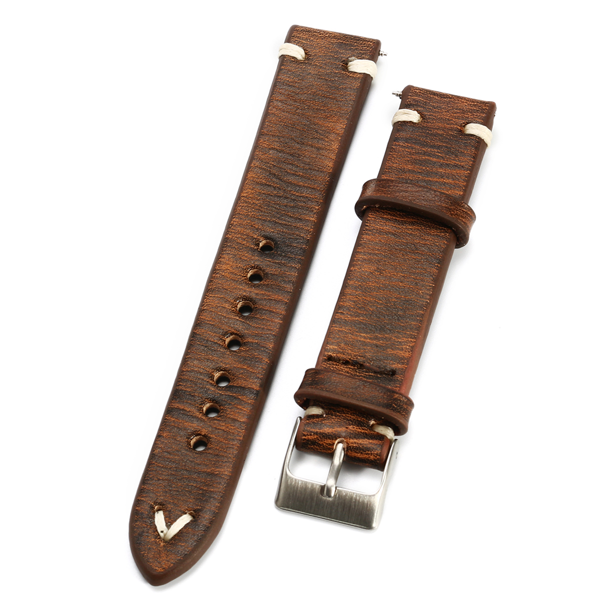 Straps-Vintage-Style-Distressed-Leather-WomeMen-Watch-Band-Strap-with-Stitching-1316951-6