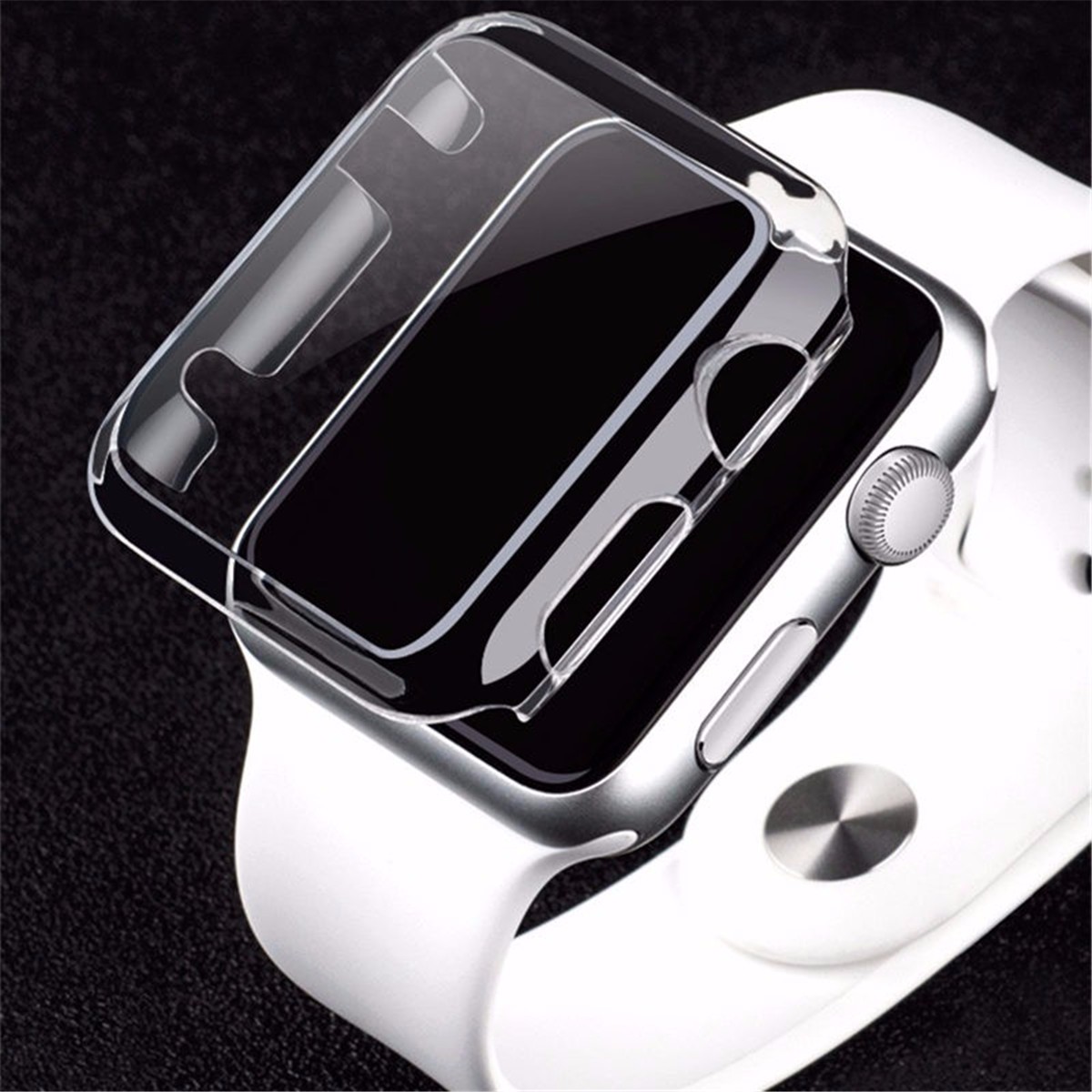 Transparent-Clear-Thin-Hard-Clip-On-Case-Cover-Screen-Protector-For-3842mm-Apple-Watch-1-1107650-1