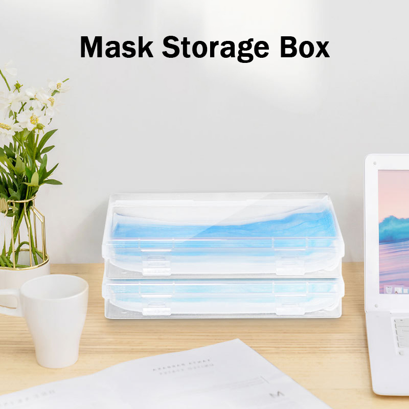 Transparent-Disposable-Face-Mask-Storage-Box-Small-Items-Watch-Box-Container-Case-1651709-1