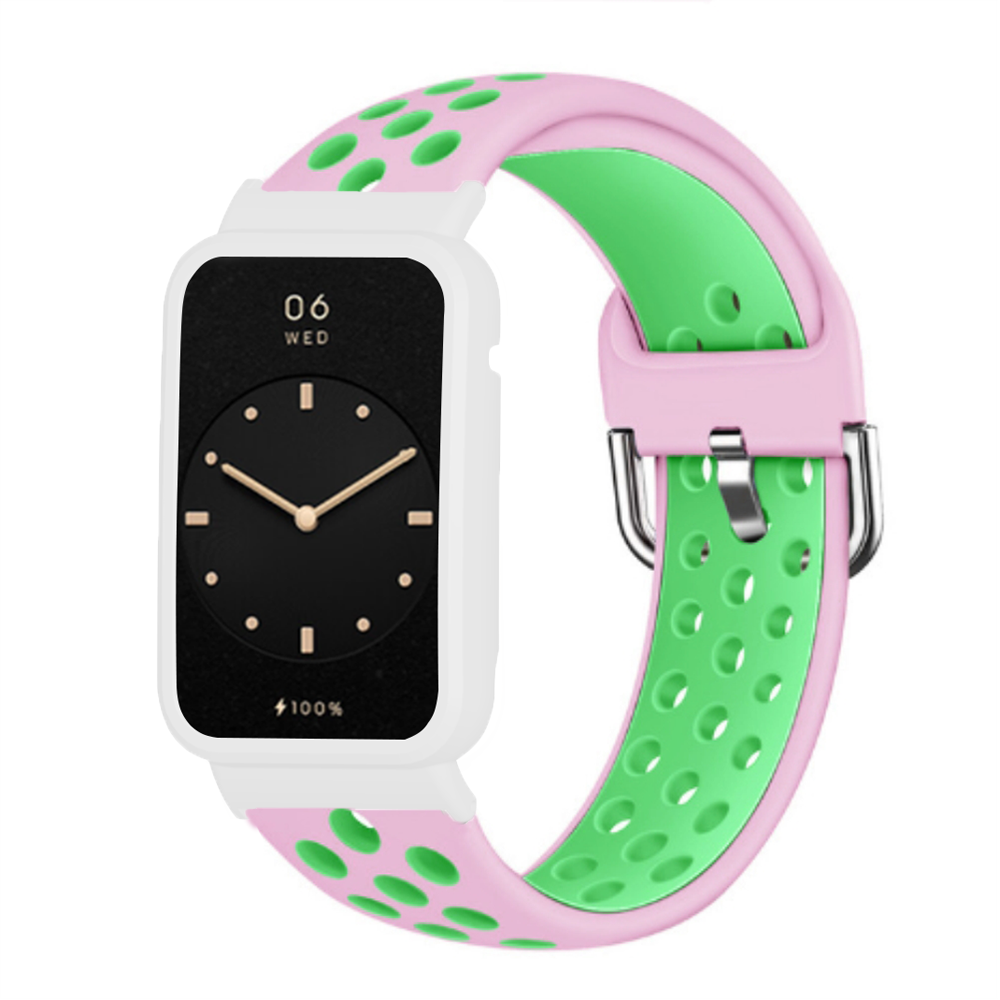 Two-color-Stomatal-Silicone-Replacement-Strap-Smart-Watch-Band-Watch-Case-Cover-for-Xiaomi-Mi-Band-7-1973036-4