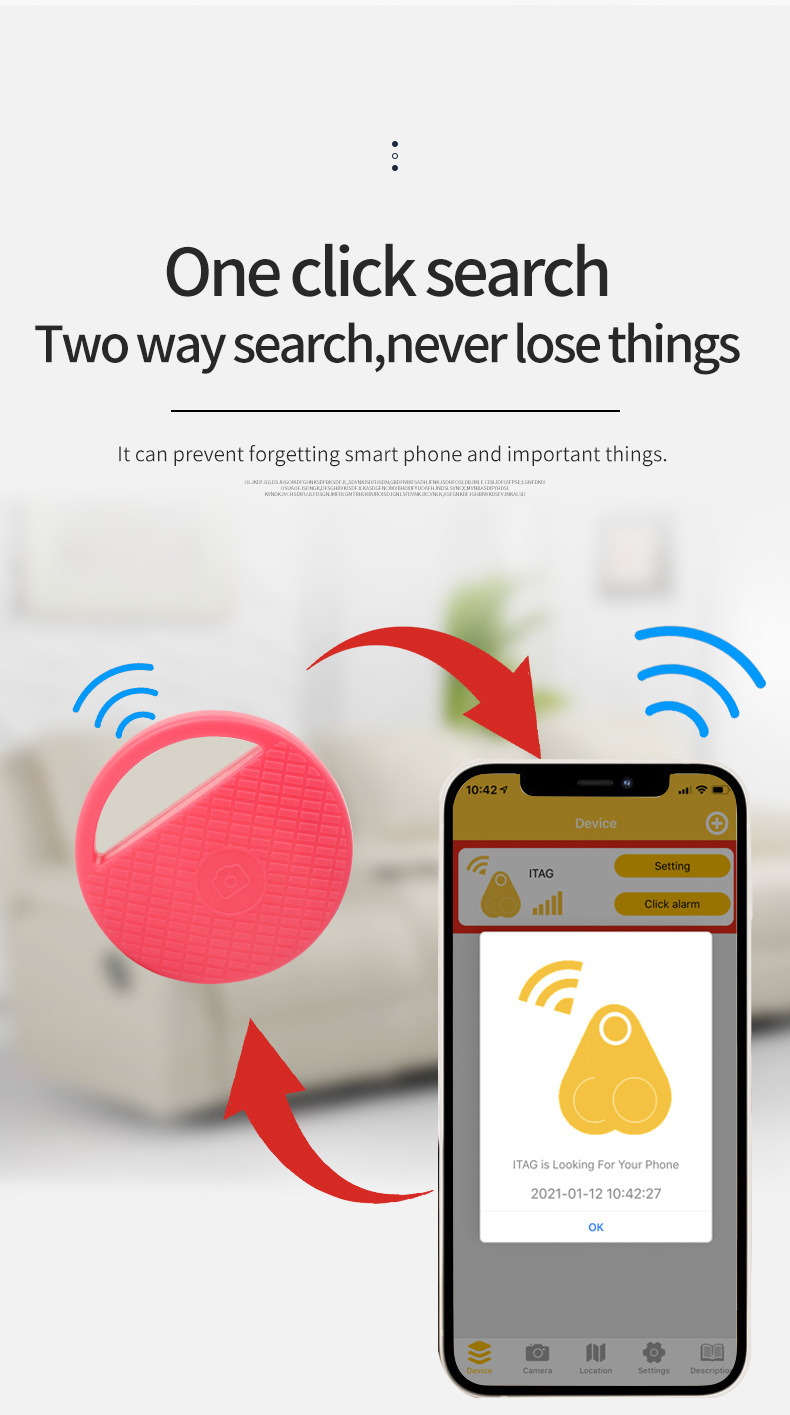 Bakeey-F8-12PCS-Two-Way-Search-Anti-Lost-Alarm-Smart-Tag-Wireless-bluetooth-Tracker-Child-Wallet-Key-1867925-5