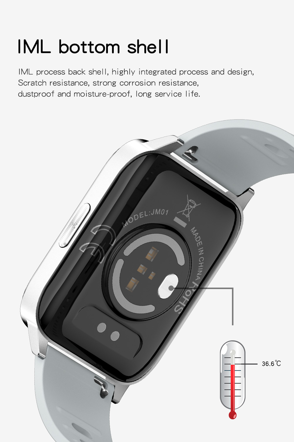 Bakeey-JM01-169-inch-Full-Touch-Screen-Heart-Rate-Blood-Oxygen-Body-Temperature-Monitor-Multi-sports-1905134-3