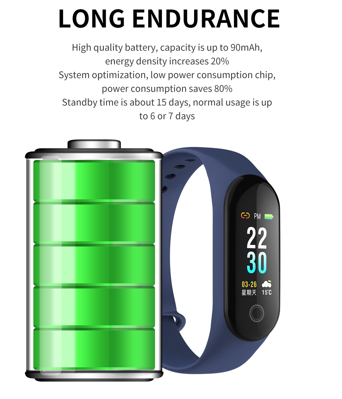 Bakeey-M4c-Single-Touch-Blood-Pressure-SMS-Reminder-Remote-Camera-Weather-Forecast-Smart-Watch-Band-1527670-11