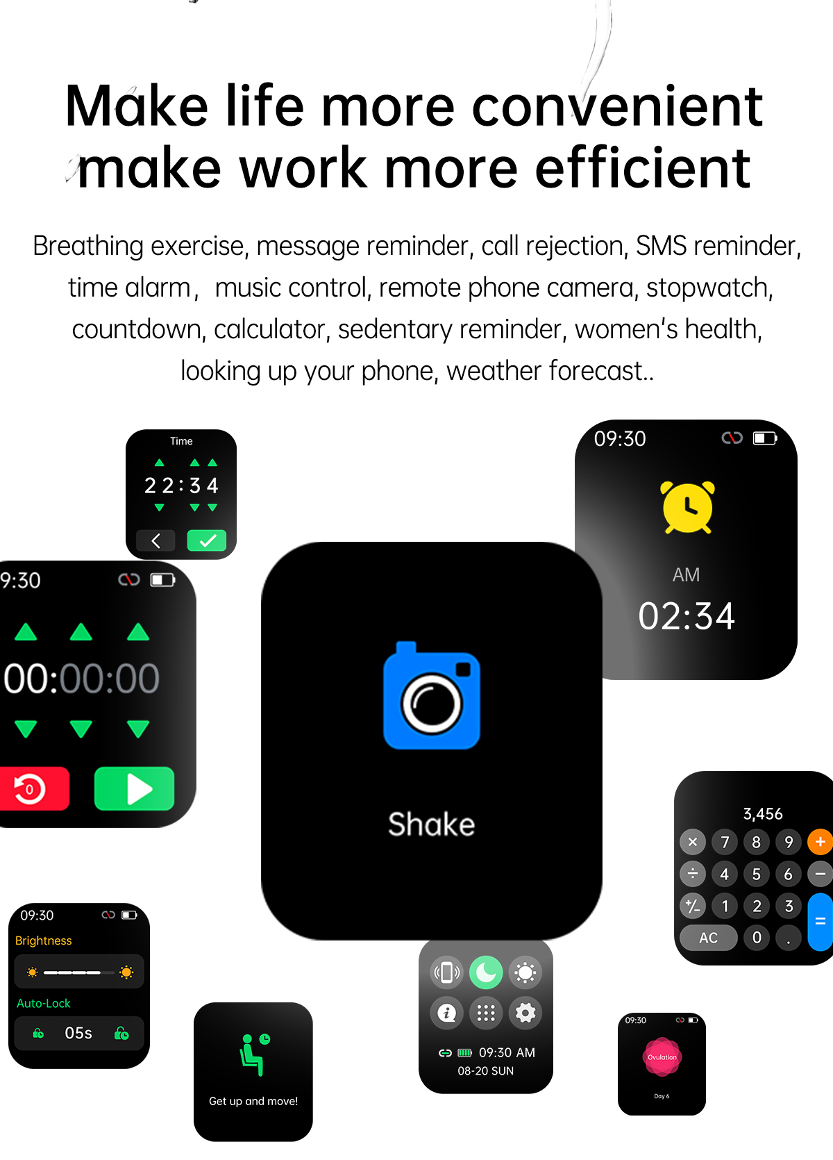 E500-183-inch-HD-Screen-ECG-Monitor-Heart-Rate-Blood-Pressure-SpO2-Monitor-Fitness-Tracker-280mAh-Ba-1975552-23