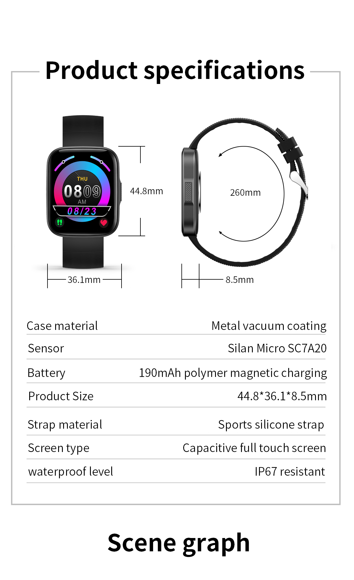 KT58S-Ultra-Thin-169-inch-IPS-Full-Touch-Screen-Heart-Rate-Blood-Pressure-SpO2-Monitor-Multi-Sport-M-1939324-11