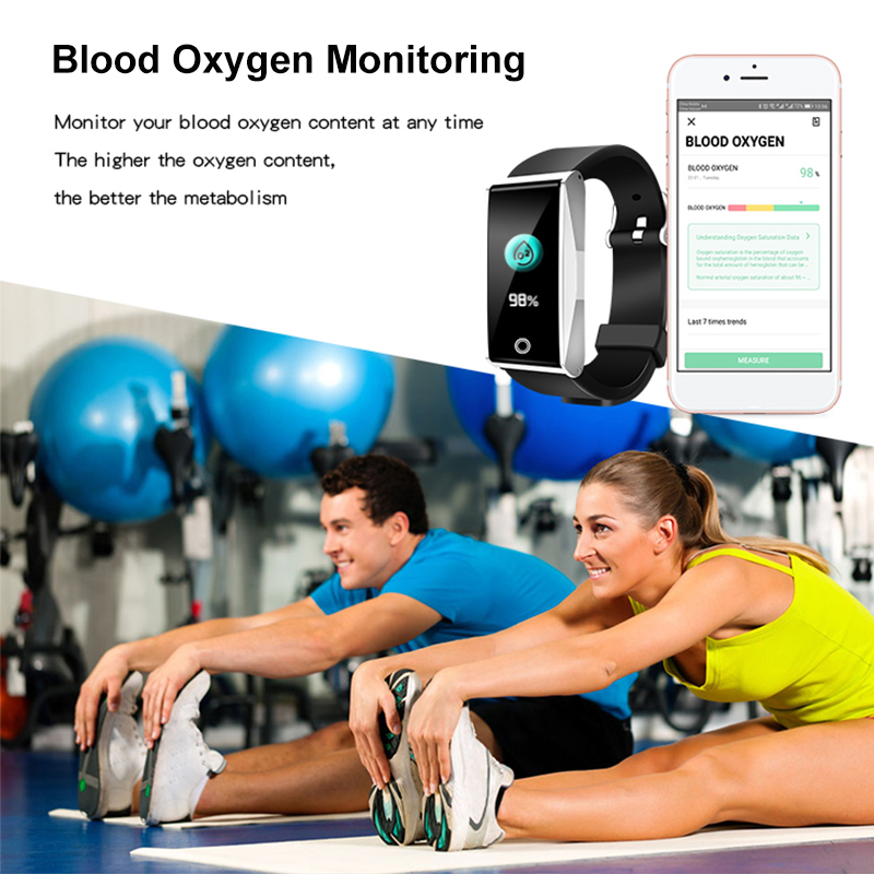 Mate1-Color-Screen-Heart-Rate-Blood-Pressure-Oxygen-bluetooth-Call-Waterproof-Sports-Smart-Bracelet-1263014-4