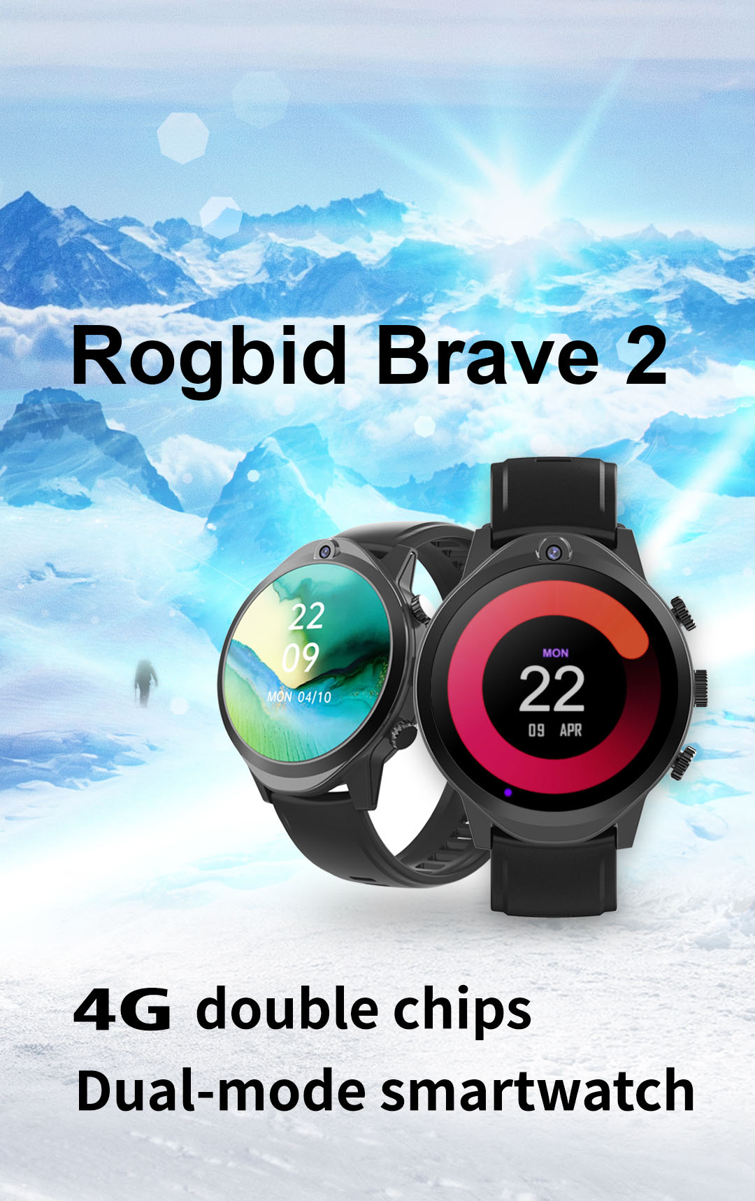 Rogbid-Brave-2-145-inch-412412px-HD-Screen-4G64G-Android-Smartwatch-Infrared-Body-Temperature-Monito-1970819-2
