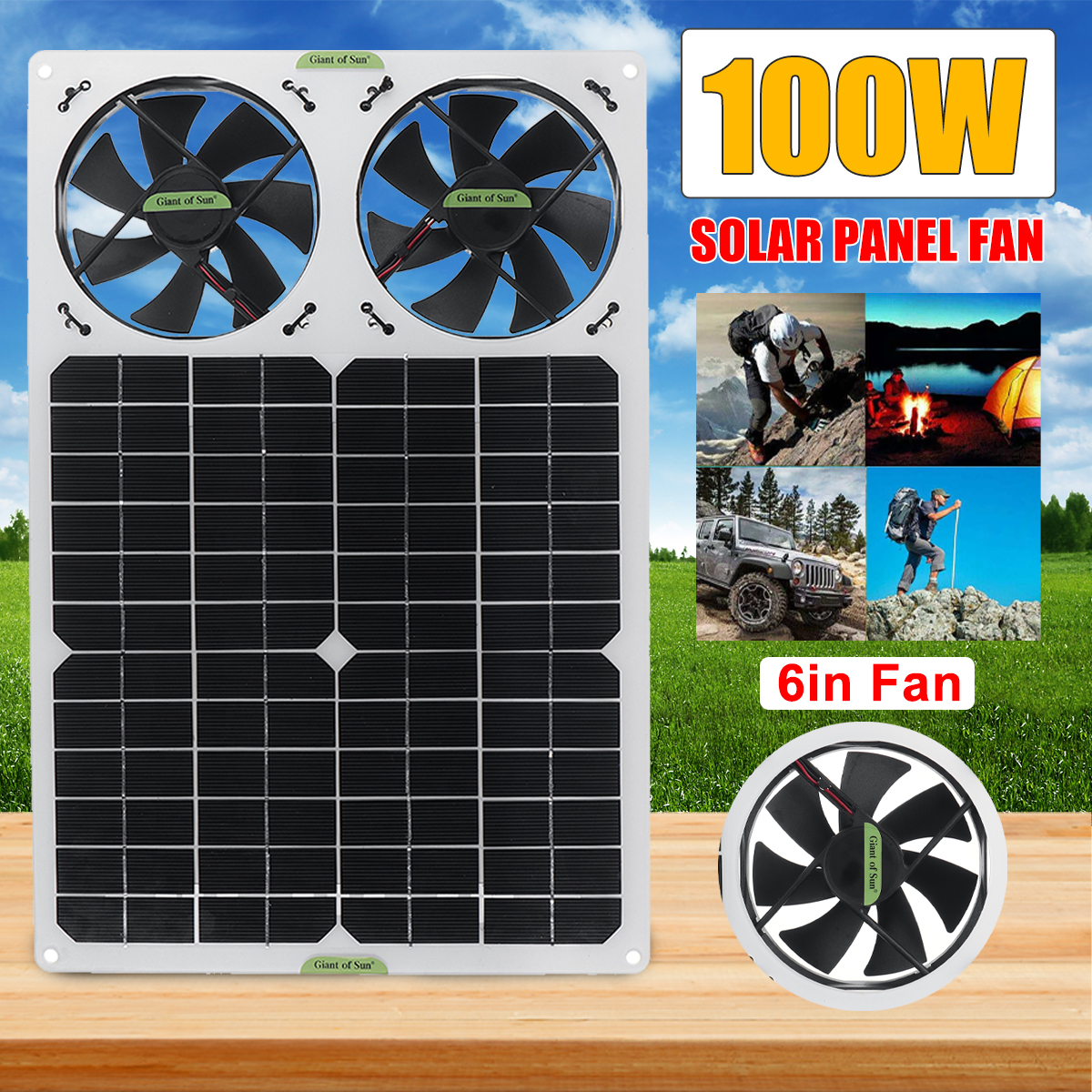 100W-12V-Solar-Panel-Powered-Fan-6-Inch-Mini-Cooling-Ventilator-Solar-Exhaust-Fan-1856252-1
