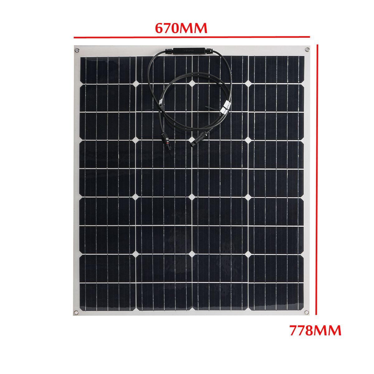 100W-18V-Highly-Flexible-Monocrystalline-Solar-Panel-Tile-Mono-Panel-Waterproof-1682626-9