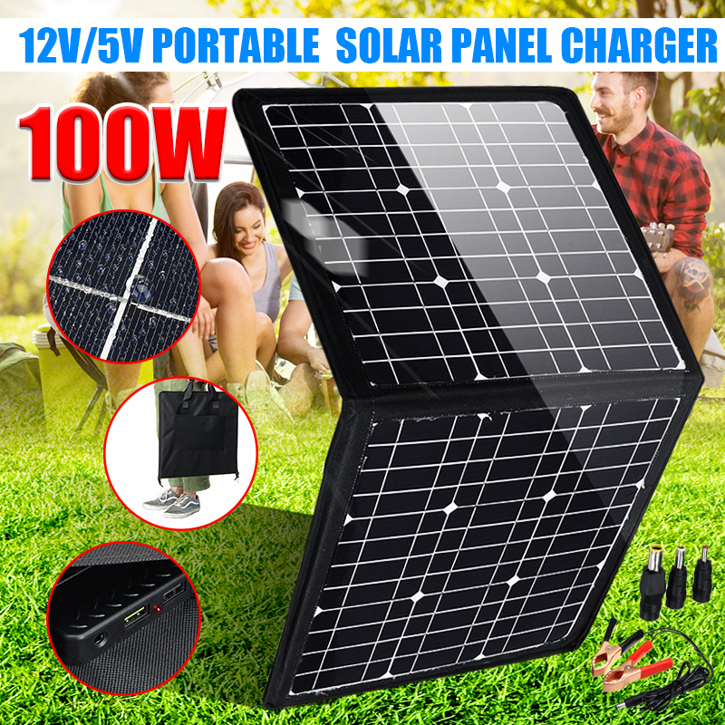 100W-Portable-Solar-Panel-Charger-with-5V12V-USB-DC-Dual-Output-Waterproof-1630096-1