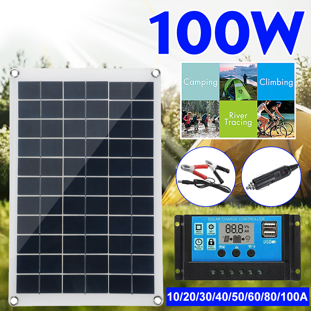 100W-Solar-Panel-Kit-12V-Battery-Charger-10-100A-LCD-Controller-For-Caravan-Van-Boat-1822095-1