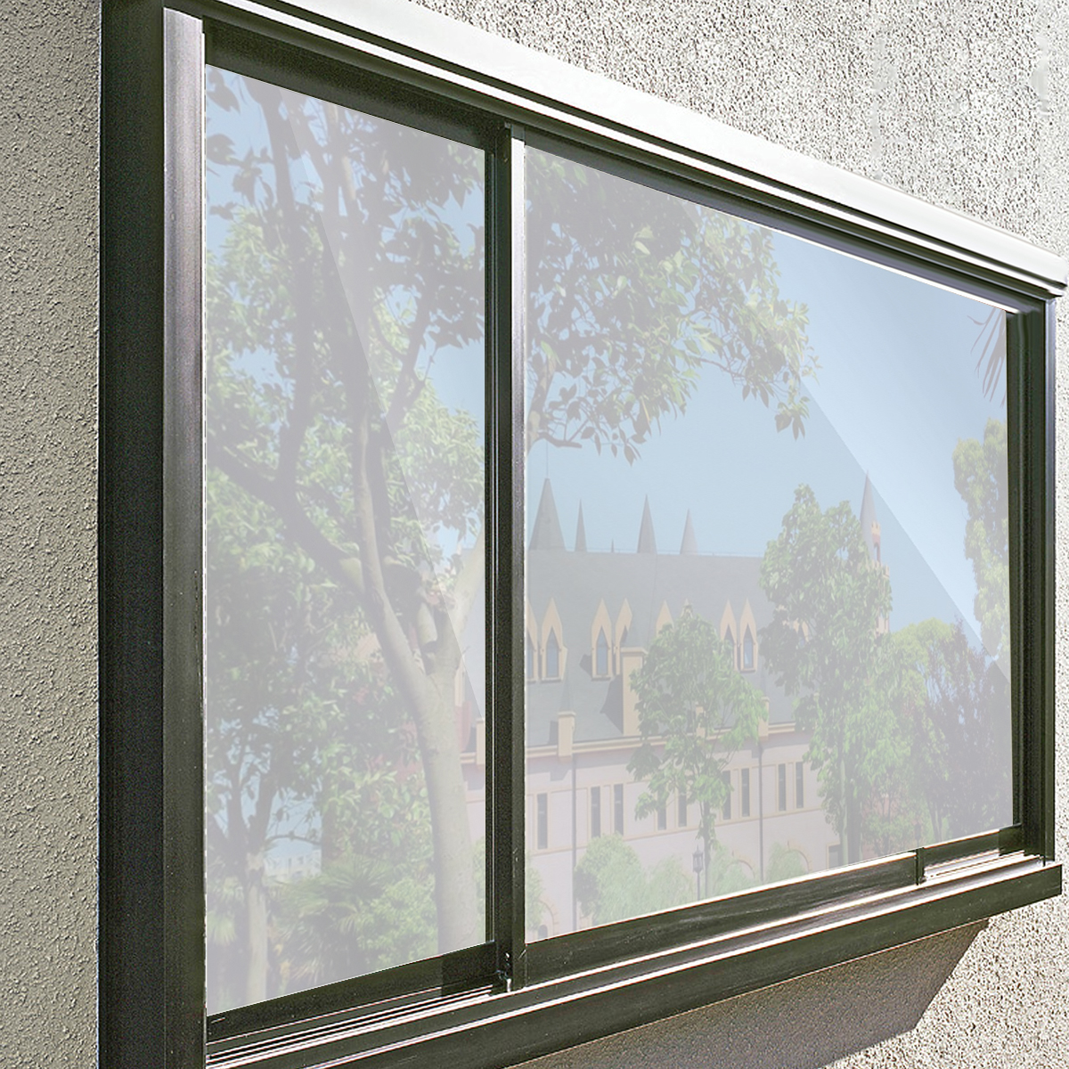 100x80cm-Mirror-Reflective-One-Way-Privacy-Window-Film-Sticky-Back-Glass-Tint-1679329-3
