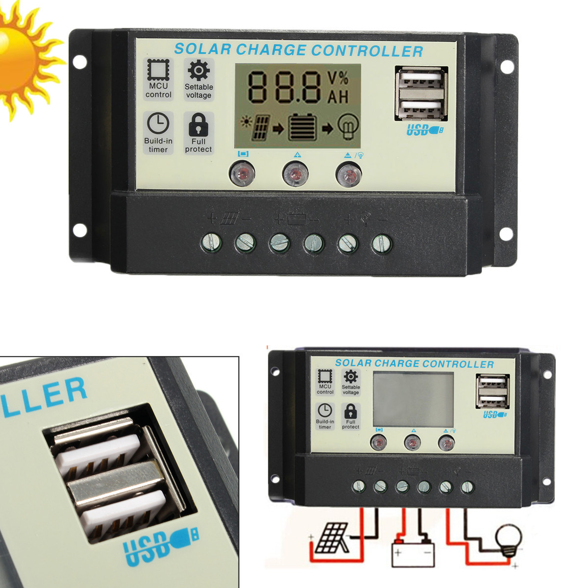 1020A-1224V-Auto-Solar-Panel-Battery-Regulator-Charge-Controller-PWM-Battery-Charging-1041555-2