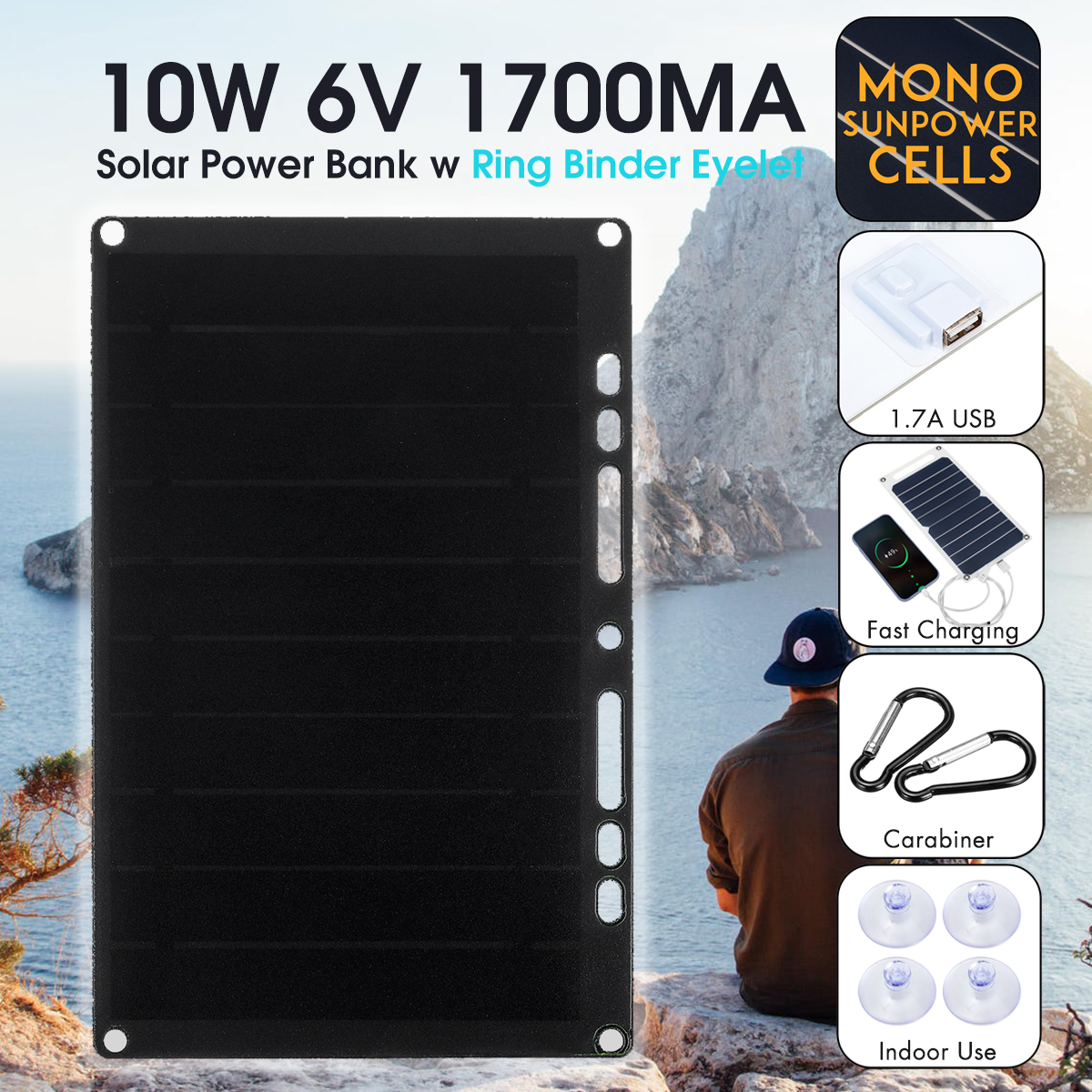 10W-6V-17A-USB-Solar-Panel-Solar-Power-Bank-W-Ring-Binder-Eyelet-1493670-1