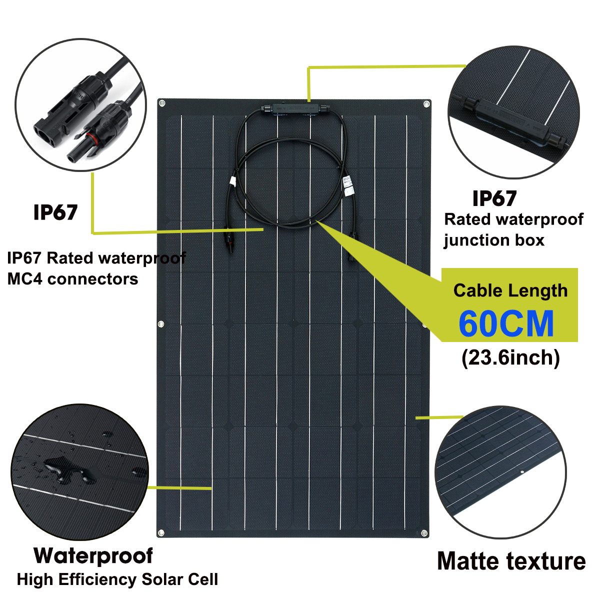 10W-Waterproof-Solar-Panel-Matte-Texture-Car-Emergency-Charger-WIth-4-Protective-Corners-USBDC-1614330-5