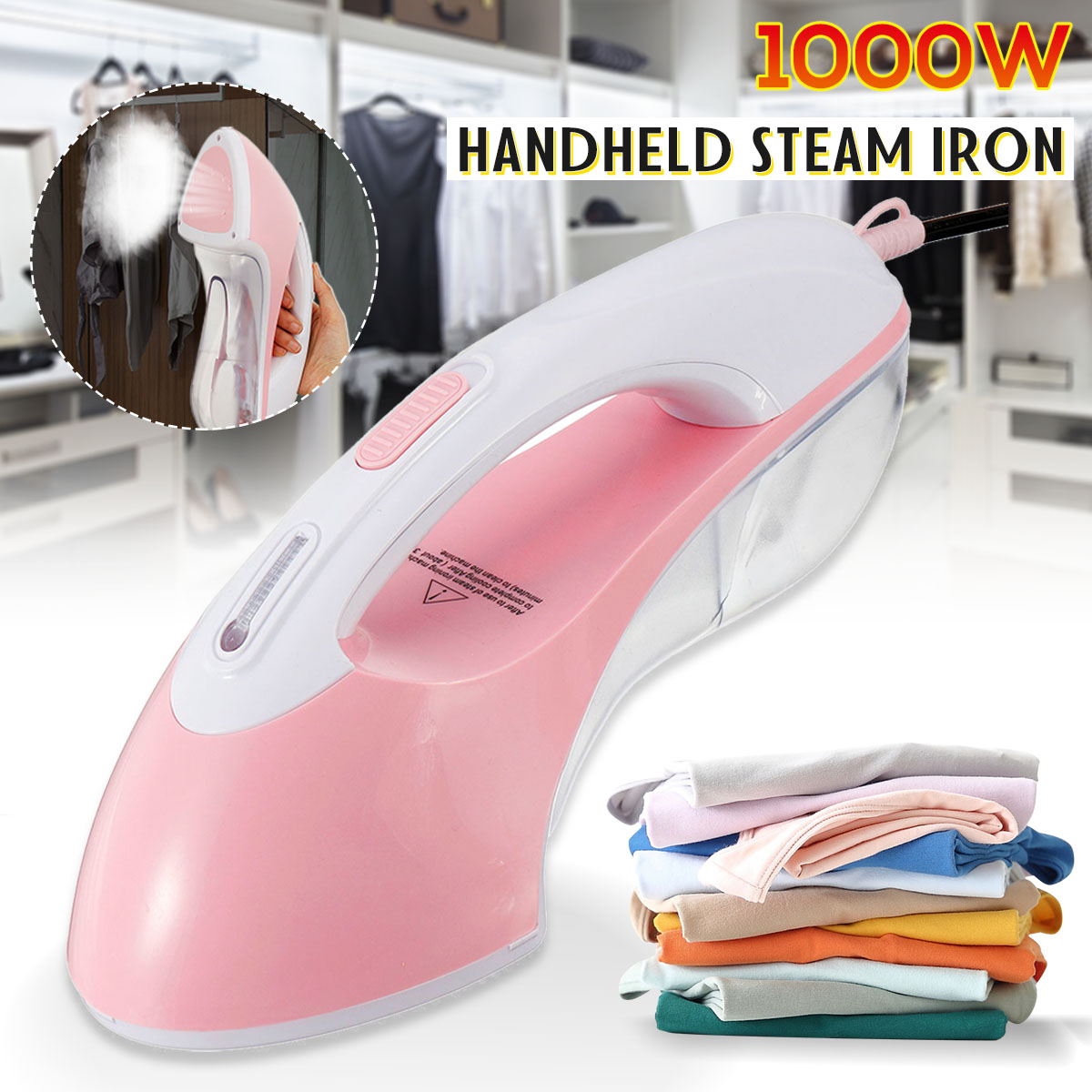 110V-1000W-Handheld-Electric-Steam-Iron-Fabric-Clothes-Garment-Steamer-Dry-Flat-1500430-1