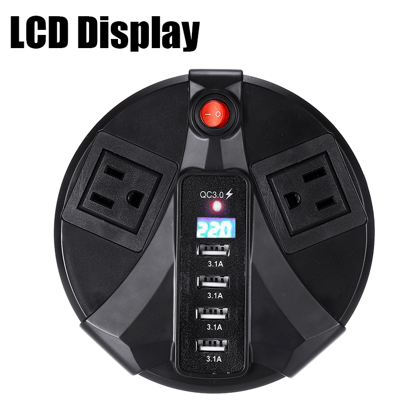 110V-200W-124A-Smart-Digital-Fast-Charger-Multiport-High-Speed-Charging-Car-Charger-1532827-5