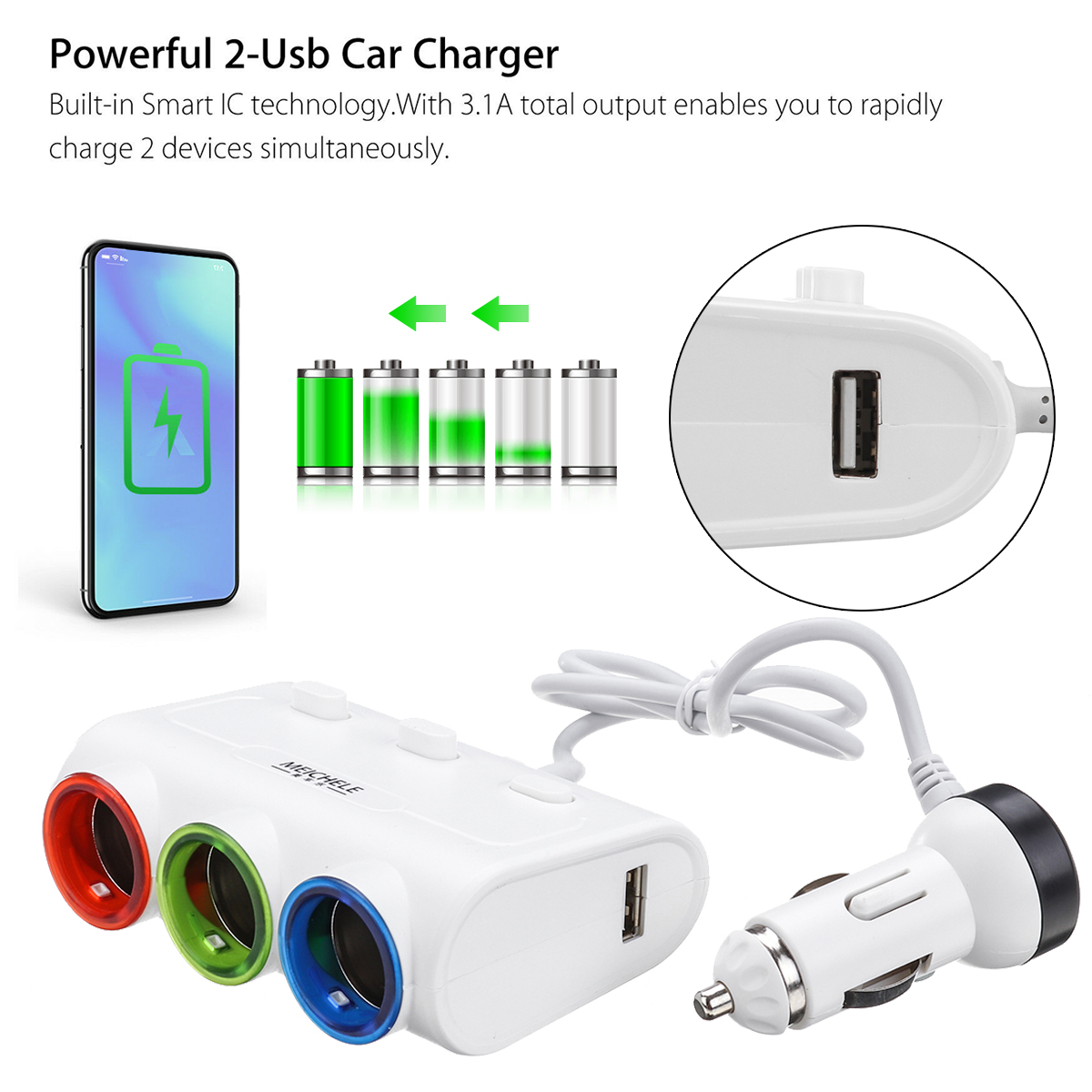 12-24V-3-In-1-Car-Lighter-Socket-2-Port-USB-Charger-Adapter-With-Switch-1545904-4