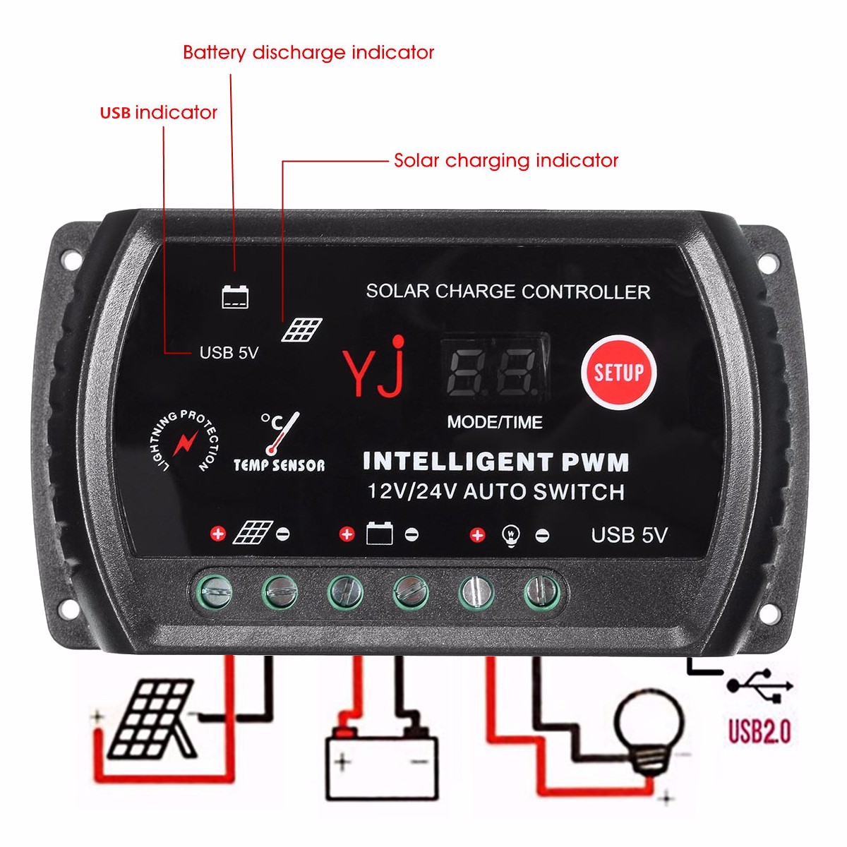 1224V-10A-Auto-PWM-Solar-Panel-Battery-Regulator-Charger-Controller-LED-USB-5V-1092155-3