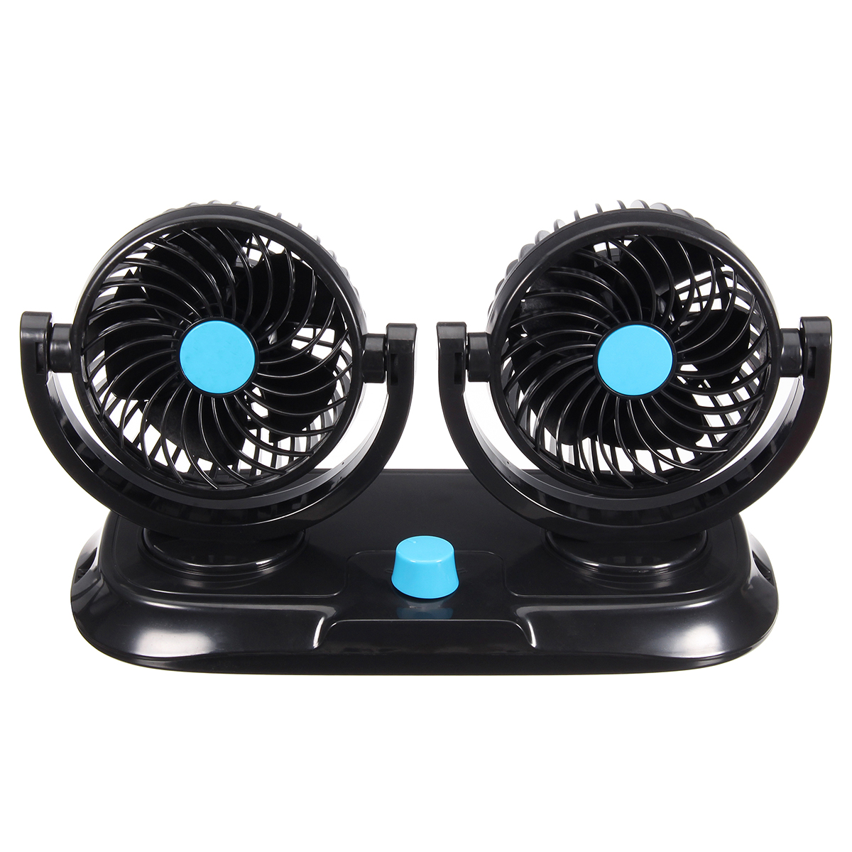 12V-Adjustable-Double-360-Degrees-Mini-Oscillating-Fan-Rotation-Cooling-Fan-Air-Conditioner-1338437-2