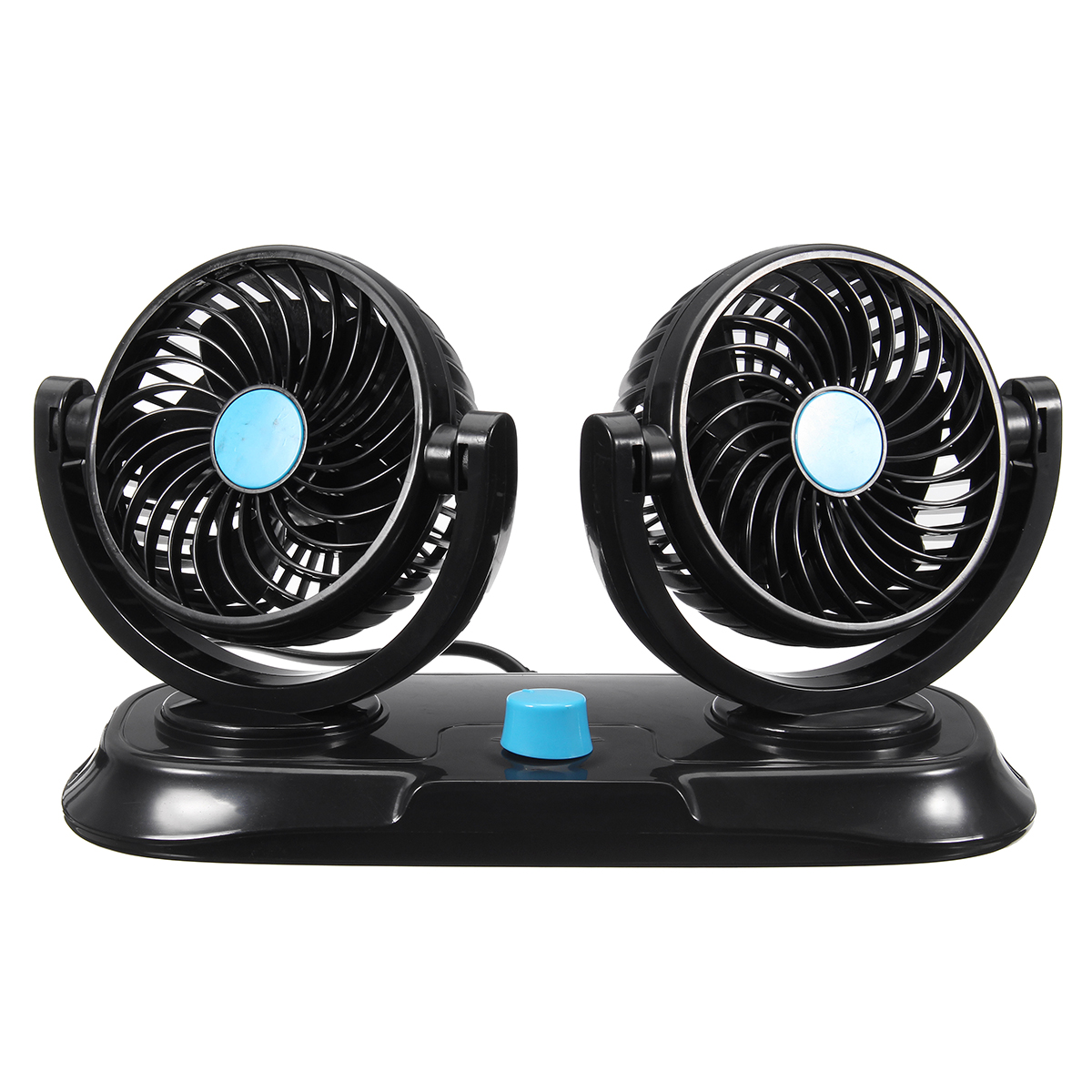 12V-Adjustable-Double-360-Degrees-Mini-Oscillating-Fan-Rotation-Cooling-Fan-Air-Conditioner-1338437-3