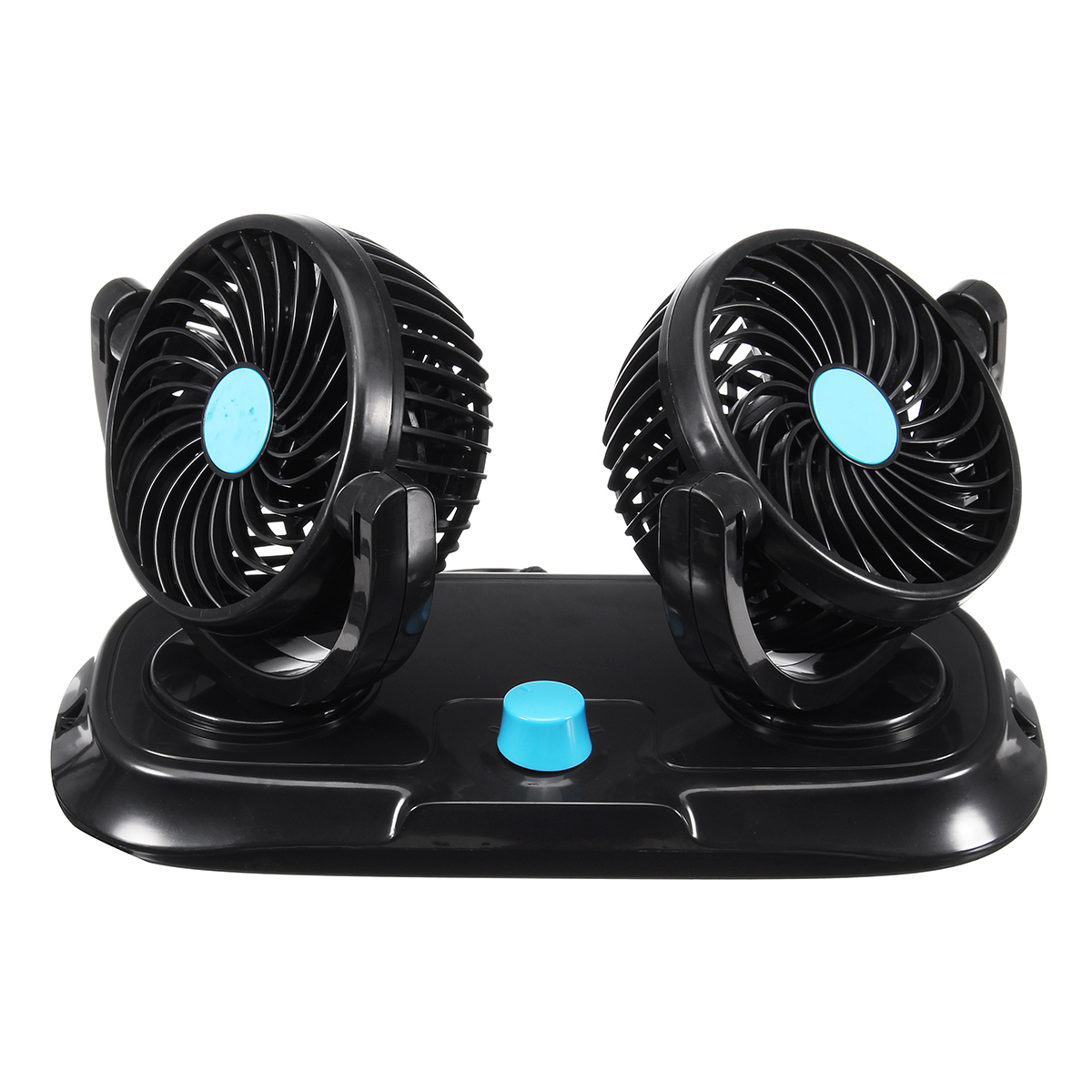 12V-Adjustable-Double-360-Degrees-Mini-Oscillating-Fan-Rotation-Cooling-Fan-Air-Conditioner-1338437-4