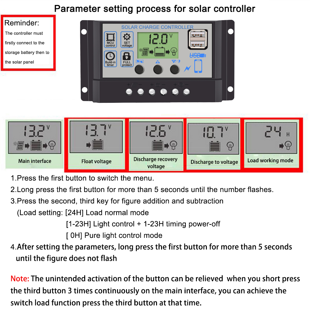 12V24V-DIY-Solar-System-Kit-LCD-Solar-Charge-Controller-18V-20W-Solar-Panel-1000W-Solar-Inverter-Sol-1703621-7