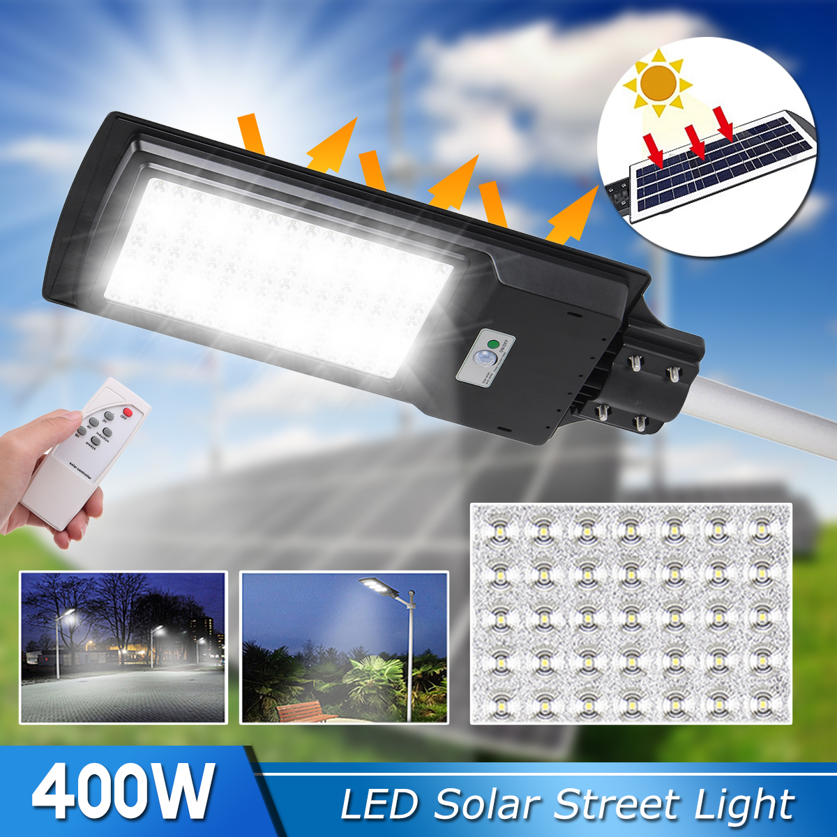 144-LEDs-Solar-Power-Wall-Outdoor-Street-Motion-Sensor-Garden-1673109-2