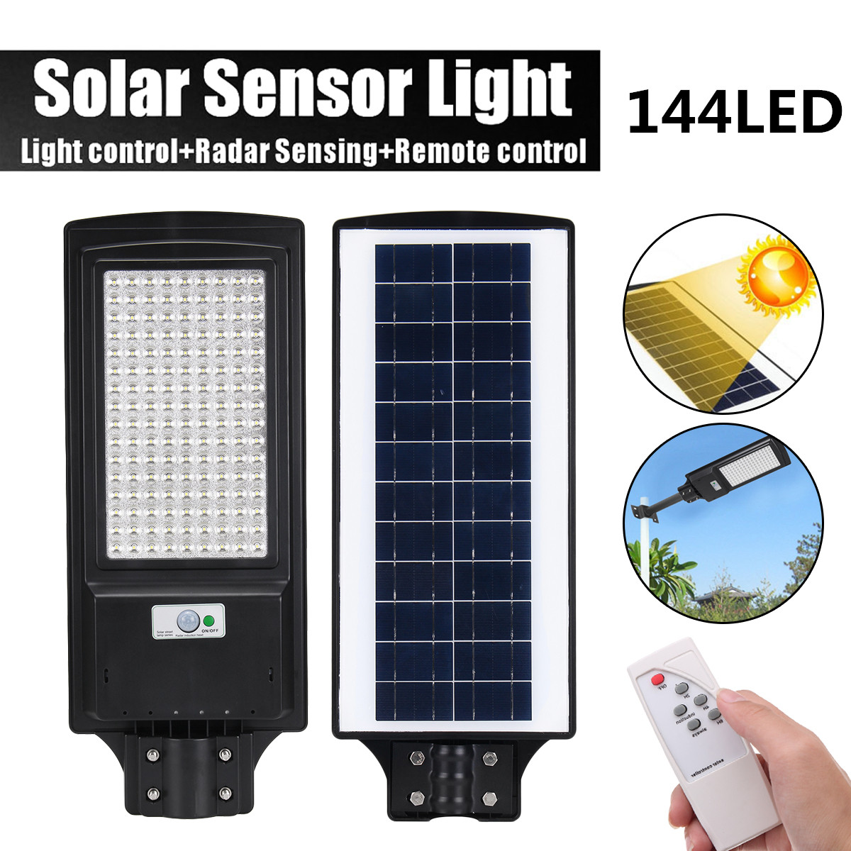 144-LEDs-Solar-Power-Wall-Outdoor-Street-Motion-Sensor-Garden-1673109-3