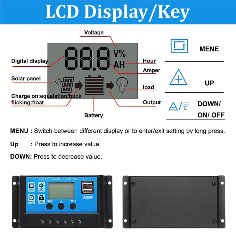 15W-Solar-Panel-Power-Kit-18V-Battery-Charger-Controller-For-Car-RV-Caravan-1909235-5