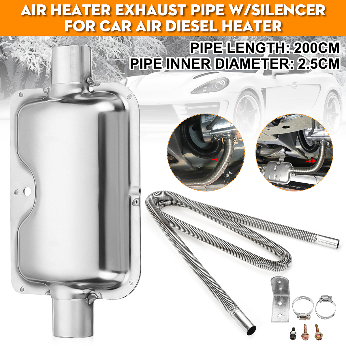 200cm-Stainless-Steel-Exhaust-Pipe-With-Silencer-For-Car-Parking-Air-Diesel-Heater-1593977-1